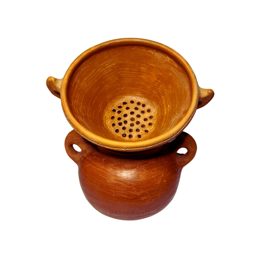Handmade Clay Steamer Pot and Basket